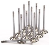 GSC P-D Nissan VR30DDTT 28.5mm Head STD 97.5mm Long Super Alloy Exhaust Valve - Set of 12 thumbnail 2