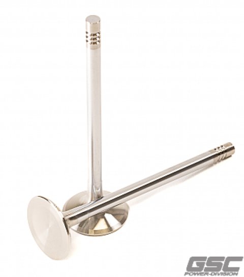 GSC P-D Audi DAZA 28mm Head STD 101.8mm Long Chrome Polished Exhaust Valve - Single thumbnail 1