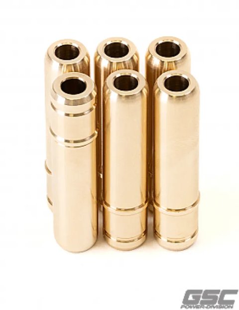GSC P-D Toyota G16E STD Manganese Bronze Exhaust Valve Guide Stopper Style - Set of 6 thumbnail 3