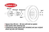 Eibach Pro-Spacer 8mm Spacer / Bolt Pattern 5x112 / Hub Center 57.1 for 02-08 Audi A4 (B6/B7) thumbnail 5