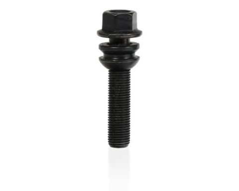 Eibach Wheel Bolt M14 X 1.5 X 53mm X 19mm Hex Spinning Round-Seat Black Finish