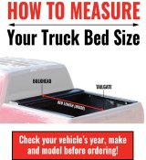 Leer HF350M Series Tonneau Covers for 2014-2018 SIERRA 1500, SILVERADO 1500 - 631120 Cover, Series, Hard, Folding, Hook and Loop, Aluminum, Black, 6 ft. Truck Bed Length, Chevrolet, GMC, Each thumbnail 9