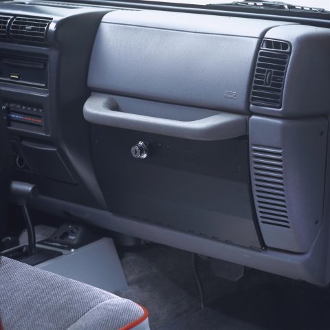 Tuffy Jeep Wrangler Tj/Lj Black Glove Box W/ Keyed Lock