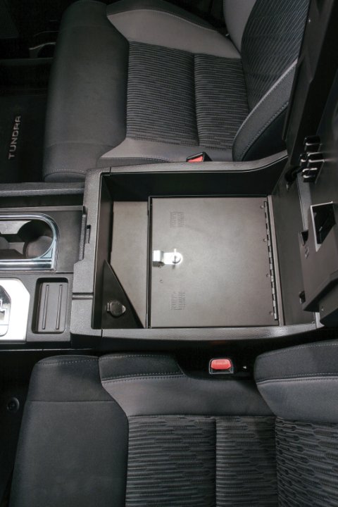 Tuffy Console Safe W/ Keyed Lock For Toyota Tundra W/ Flow Thru Console thumbnail 8
