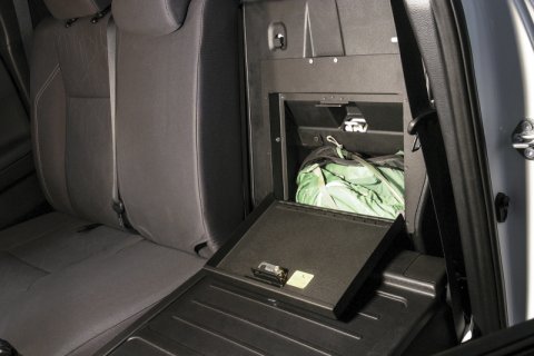Tuffy 05-23 Toyota Tacoma Behind Seat Cubby Cover W/ Combo Lock thumbnail 7