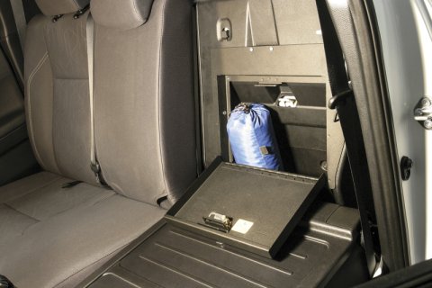 Tuffy 05-23 Toyota Tacoma Behind Seat Cubby Cover W/ Combo Lock thumbnail 8