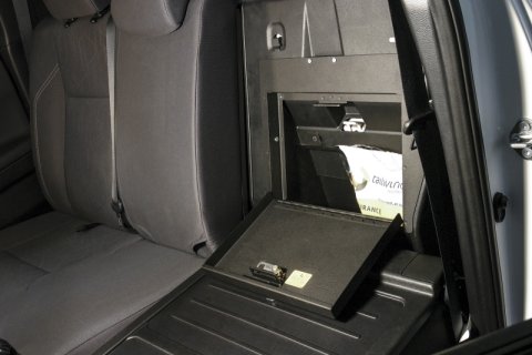 Tuffy 05-23 Toyota Tacoma Behind Seat Cubby Cover W/ Combo Lock thumbnail 9