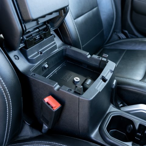 Tuffy Console Safe W/ Keyed Lock For Jeep Wrangler & Gladiator thumbnail 5