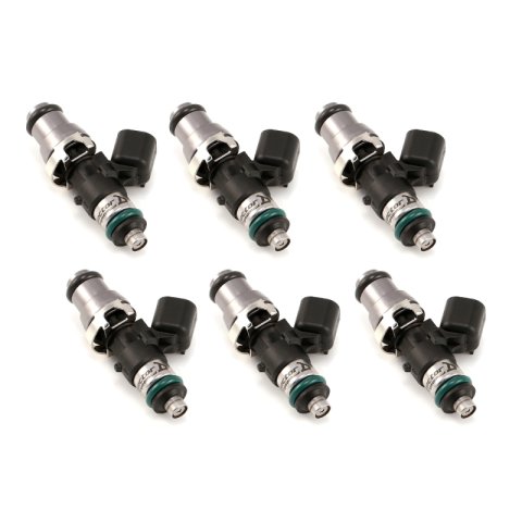 Injector Dynamics 1340cc Injectors - 48mm Length - 14mm Grey Top - 14mm Lower O-Ring (Set of 6) thumbnail 1