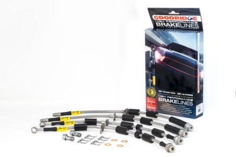 Goodridge 14-19 Ford Fiesta ST Stainless Steel Brake Line Kit thumbnail 1