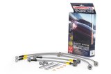 Goodridge 13-15 Nissan Sentra w/ Rear Drum Brakes SS Brake Line Kit thumbnail 1