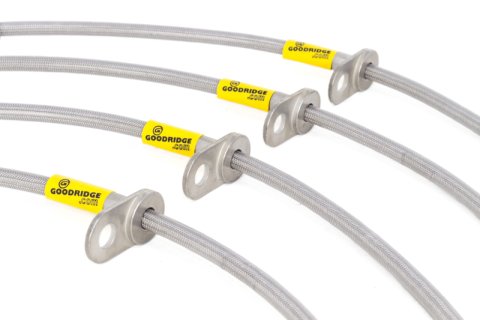 Goodridge 00-05 Toyota MR2 Spyder Stainless Steel Brake Line Kit thumbnail 4