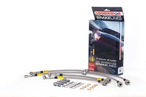 Goodridge 09-15 Nissan Maxima Stainless Steel Brake Line Kit thumbnail 1