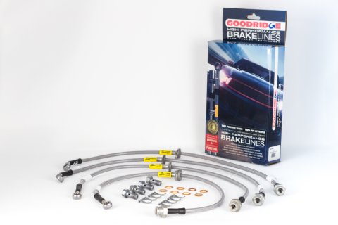 Goodridge 12-15 Chevrolet Camaro (ZL1 Only) Stainless Steel Brake Line Kit thumbnail 1