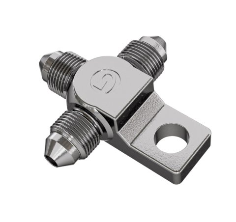 Goodridge T-Piece w/Locating Tab for AN3 Female Fittings