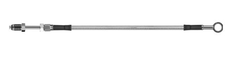 Goodridge 72in Universal Clutch Line w/SS Fittings & Clear Hose - Straight Banjo 7/16 UNF