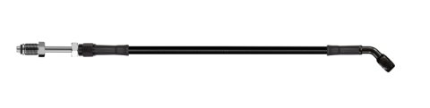 Goodridge 62in Universal Clutch Line w/Blk Fittings & Blk Hose - 45 Deg Banjo w/Straight 7/16 UNF