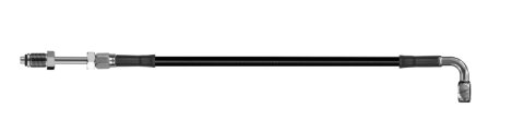 Goodridge 56in Universal Clutch Line w/SS Fittings & Black Hose - 90Deg Banjo w/Straight 7/16 UNF