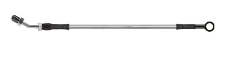 Goodridge 84in Universal Clutch Line w/Blk Zinc Fittings & Clear Hose - Straight Banjo w/AN3 Fitting
