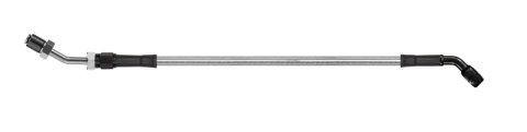 Goodridge 66in Universal Clutch Line w/Black Zinc Fittings & Clear Hose - 45Deg Banjo w/AN3 Fitting