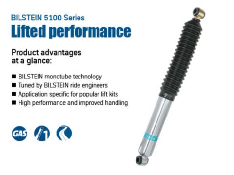 Bilstein 5100 Series 11-16 GM 2500/3500 Front 46mm Monotube Shock Absorber thumbnail 2