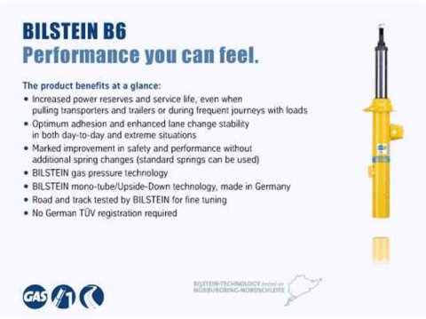 Bilstein 4600 Series 11-12 Volkswagen Amarok 2.0L Rear 46mm Monotube Shock Absorber thumbnail 2