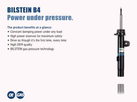 Bilstein B4 02-07 BMW 745i/745Li/760i/760Li w/ EDC Front Left Twintube Strut Assembly thumbnail 8
