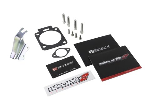 Skunk2 Pro Series 02-06 Acura RSX Type-S 70mm Billet Throttle Body Black Anodized (Race Only) thumbnail 5