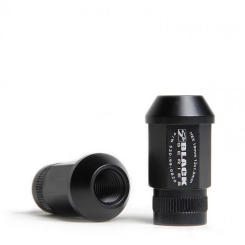 Skunk2 12 x 1.5 Forged Lug Nut Set (Black Series) (16 Pcs.) thumbnail 1