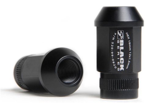 Skunk2 12 x 1.5 Forged Lug Nut Set (Black Series) (16 Pcs.) thumbnail 2
