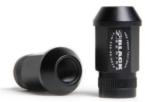 Skunk2 12 x 1.5 Forged Lug Nut Set (Black Series) (16 Pcs.) thumbnail 3