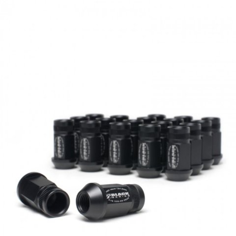 Skunk2 12 x 1.5 Forged Lug Nut Set (Black Series) (16 Pcs.) thumbnail 5