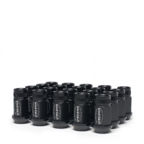Skunk2 12 x 1.5 Forged Lug Nut Set (Black Series) (16 Pcs.) thumbnail 8