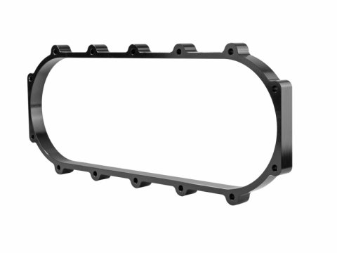Skunk2 Ultra Series Honda/Acura Black RACE Intake Manifold 1 Liter Spacer (Inc Gasket & Hardware) thumbnail 6