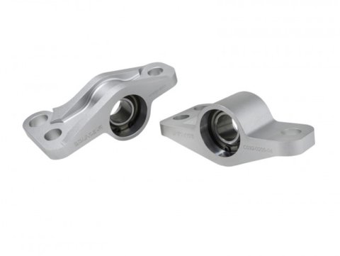 Skunk2 96-00 Honda Civic Front Spherical Bushing Compliance Bracket - Clear thumbnail 2