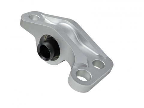 Skunk2 96-00 Honda Civic Front Spherical Bushing Compliance Bracket - Clear thumbnail 4