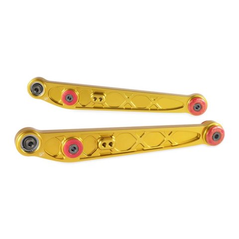 Skunk2 Honda/Acura EK Alpha Series Rear Lower Control Arm Set - Gold thumbnail 1