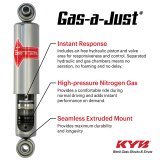 KYB Shocks & Struts Gas-A-Just Rear BMW 318 Series 1983-92 BMW 325 1984-88 BMW 325e 1984-88 BMW 325i thumbnail 6
