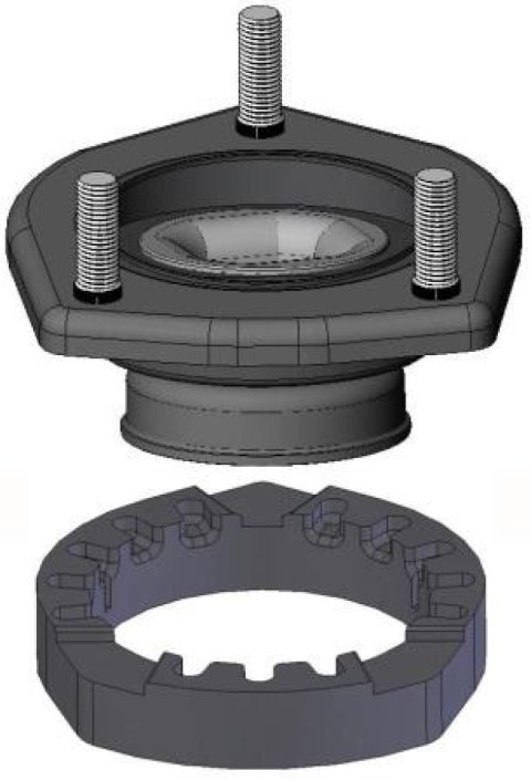 KYB Shocks & Struts Strut Mounts Rear Left LEXUS RX330 (AWD) 2004-06 LEXUS RX330 (FWD) 2004-06 LEXUS thumbnail 8