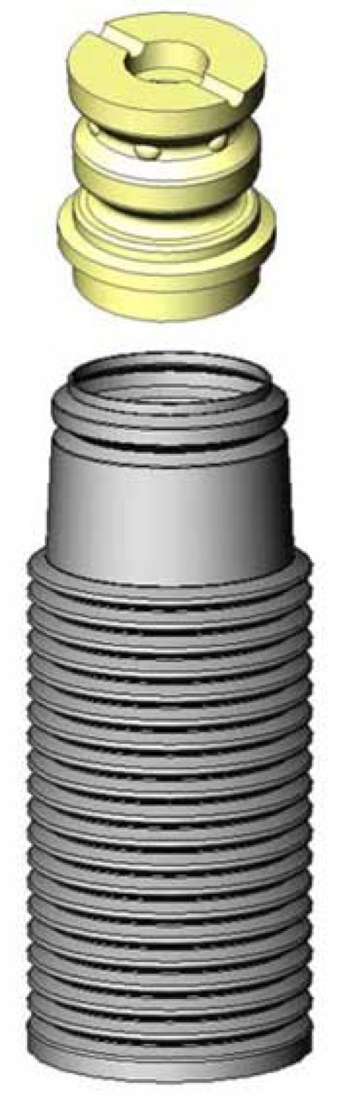 KYB Shocks & Struts Strut Boots Rear BMW 320 Series 1977-83 VOLKSWAGEN Jetta 1980-84 VOLKSWAGEN Rabb thumbnail 3
