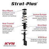 KYB Shocks & Struts Strut Plus Front Right 13-15 Nissan Altima thumbnail 9