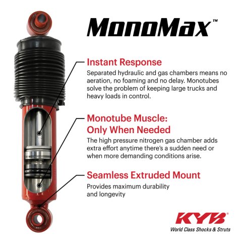 KYB Shocks & Struts MonoMax Shock Front Ford F-250/F-350 Super Duty (2WD) 08-12 thumbnail 3