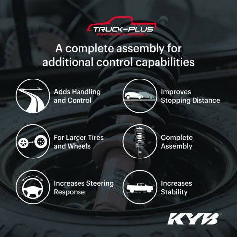KYB 16-23 Toyota Tacoma 4WD Truck-Plus Performance Upgrade - Front Left