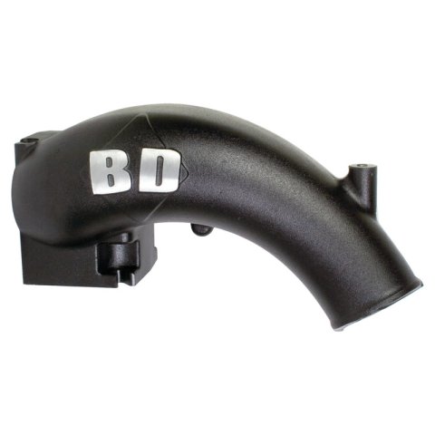 BD Diesel X-Flow Power Intake Elbow (Black) - Dodge 1998-2002 5.9L 24-valve thumbnail 3