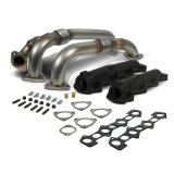 BD Diesel 08-10 Ford F-250/F-350/F-450/F-550 Powerstroke 6.4L Up Pipes Kit w/Manifold Set thumbnail 8