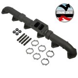 BD Diesel 93-98 Caterpillar 3406E / 99-03 C15 Non-Acert CAT T6 Ceramic Coated Exhaust Manifold thumbnail 2