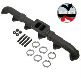 BD Diesel 93-98 Caterpillar 3406E / 99-03 C15 Non-Acert CAT T6 Ceramic Coated Exhaust Manifold thumbnail 9
