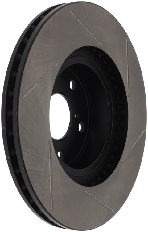 StopTech Power Slot 00-05 Legacy / 7/98-08 Impreza Front Right SportStop Slotted Rotor thumbnail 1