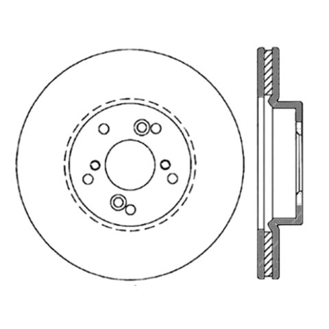 StopTech Nissan 370Z / 01-03 Acura CL / 06 EL / 04-09 TSX / 03-07 Honda Accord Coupe M/T / 05-08 Se thumbnail 2