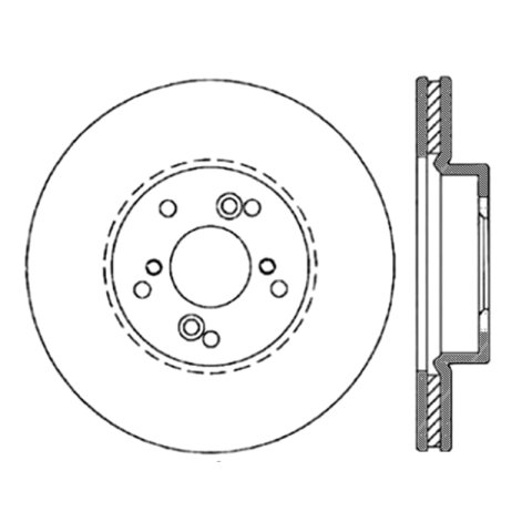 StopTech Nissan 370Z / 01-03 Acura CL / 06 EL / 04-09 TSX / 03-07 Honda Accord Coupe M/T / 05-08 Se thumbnail 9
